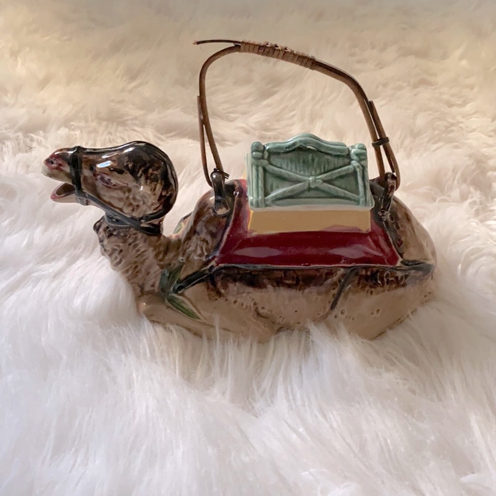 Majolica Camel Porcelain Teapot